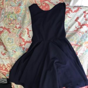 Tobi skater dress with side boob